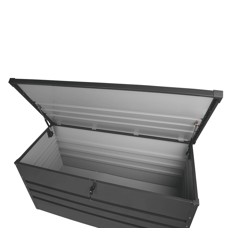 Arcón para exterior gris 100x62 cm CEBROSA 