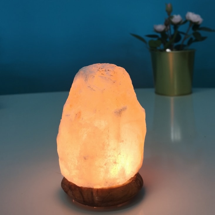 Lampe USB en cristal de sel d'Himalaya rock HIMALAYA