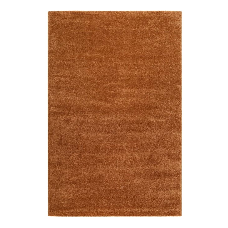 Tinta Rame Tappeto tinta unita rame caramello chiné 120x170 California | Maisons ...