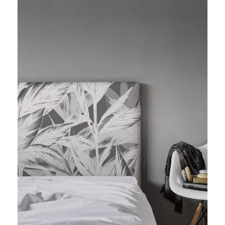 Tête de lit avec housse Gris 140 cm-BUDDLEIA cropped-5