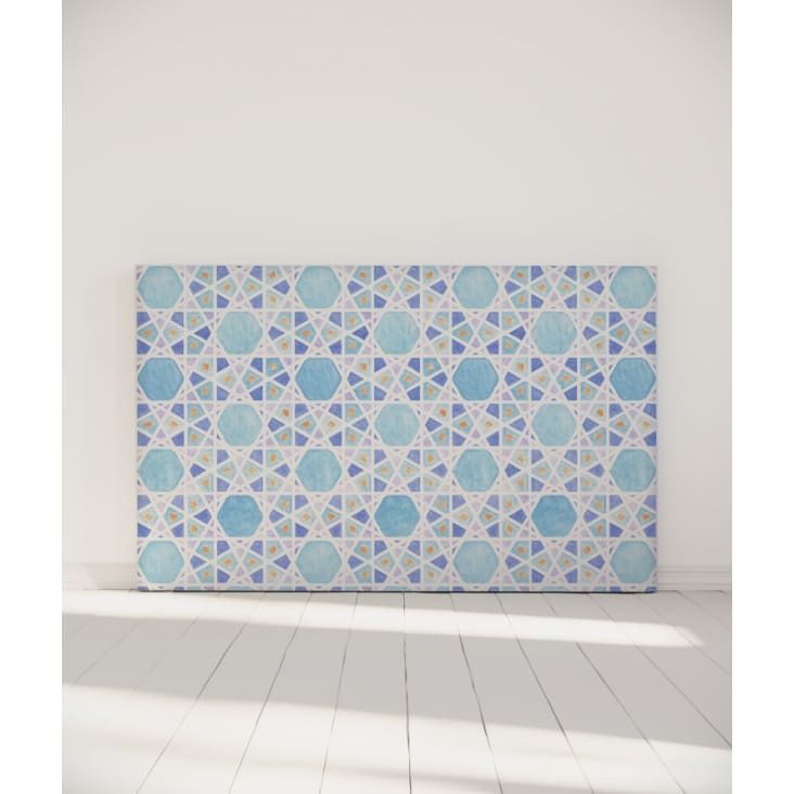 Tête de lit avec housse Bleu 180 cm-Kelibia cropped-2