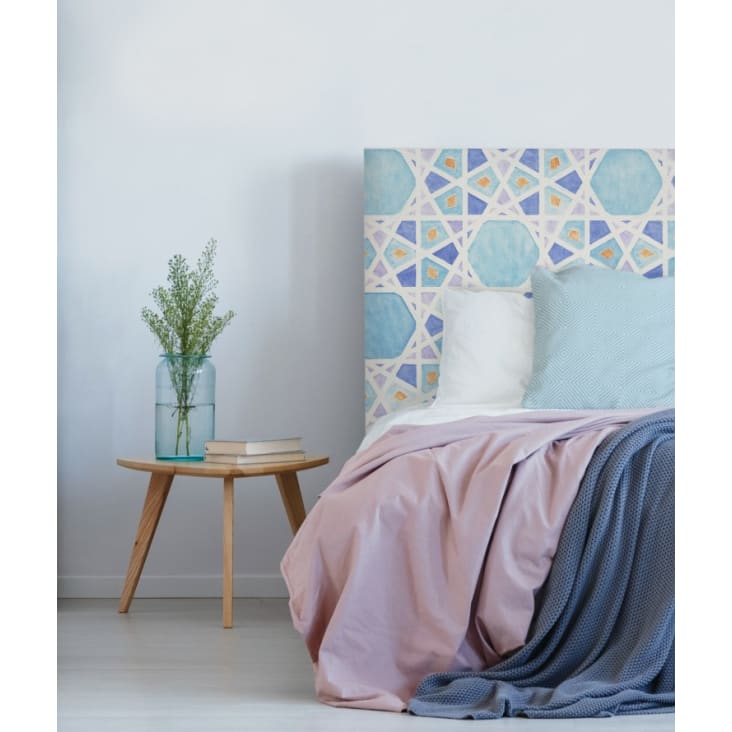 Tête de lit avec housse Bleu 180 cm-Kelibia cropped-6