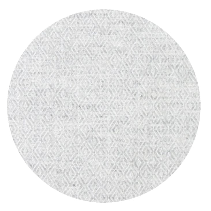 Plaid cachemire et laine léger motif diamant gris argenté 130 x 230 cm-Gris argenté cropped-4