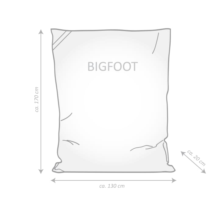 Coussin Geant BigFoot Rouge-BIG FOOT cropped-6