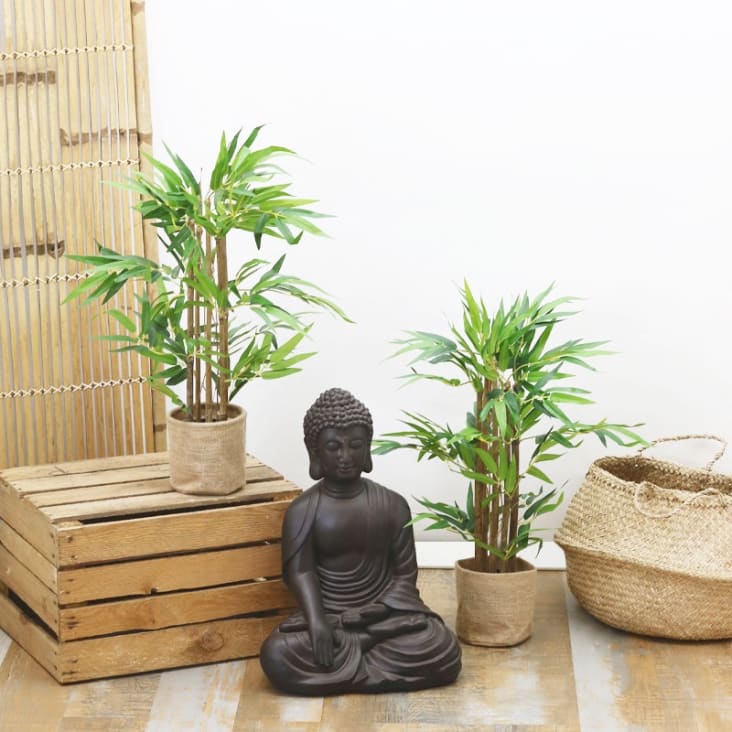 Bambou artificiel lot de 2 70cm
