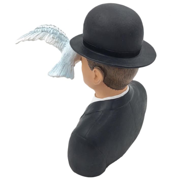 Statuette l'homme au chapeau melon de Magritte H15cm MAGRITTE