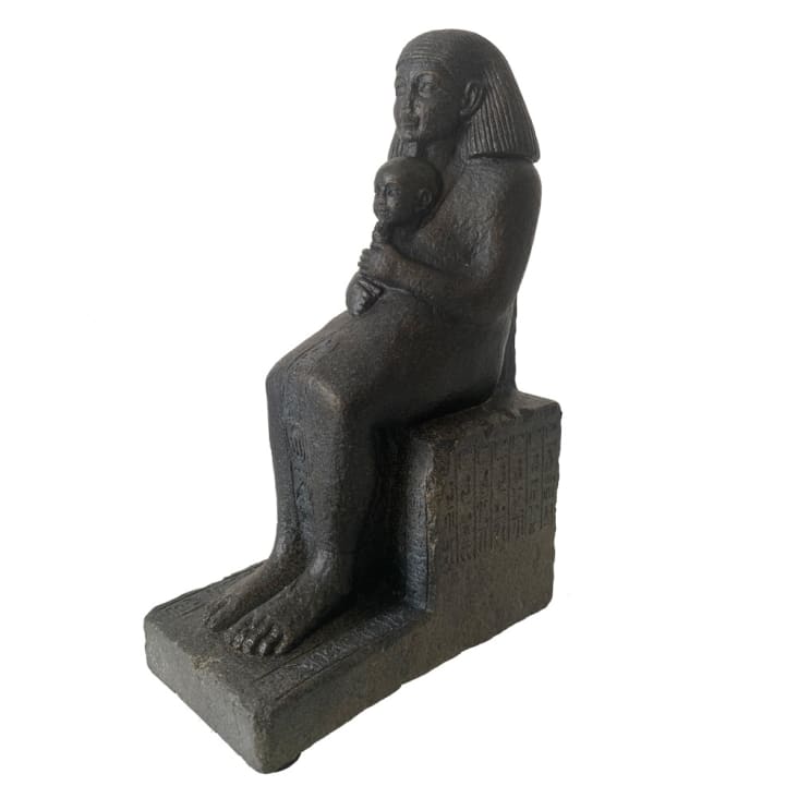 Statue Égyptienne Senenmout avec la princesse H20cm-SENENMOUT cropped-2