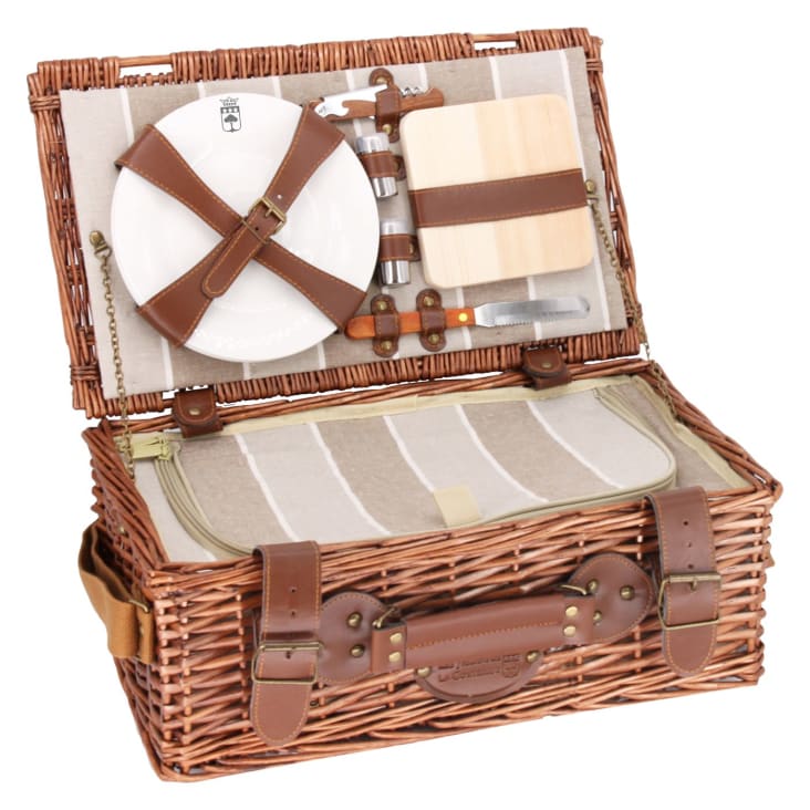 Cestino Da Picnic Pieghevole GOLRISEN 30 Litri | Impermeabile, Con Coperchio In Legno - Per Outdoor - Foto 8