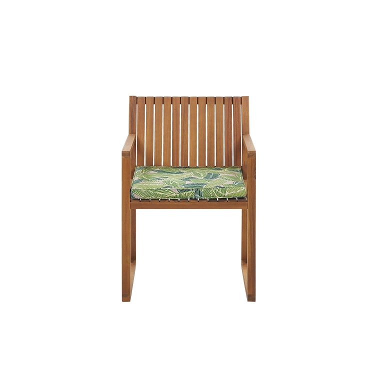 Sitzkissen für Stuhl Blättermuster 46 x 46 x 5 cm-Sassari cropped-6