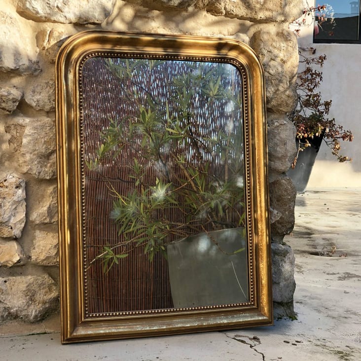 Maison Exclusive Espejo de pared estilo barroco dorado 100x50 cm