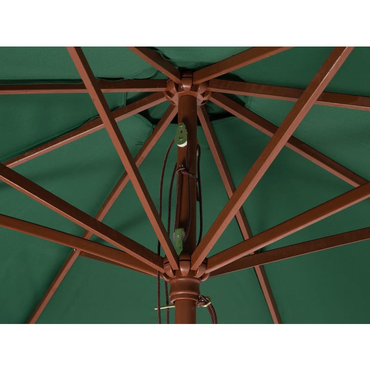 Ombrellone da giardino in legno verde ⌀ 270cm