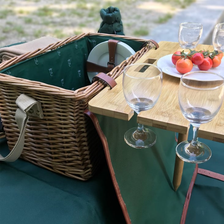 Cestas de picnic para 4 personas – Les Jardins de la Comtesse es