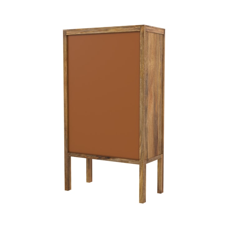 Armoire en cannage et bois 2 portes TIKI Maisons du Monde