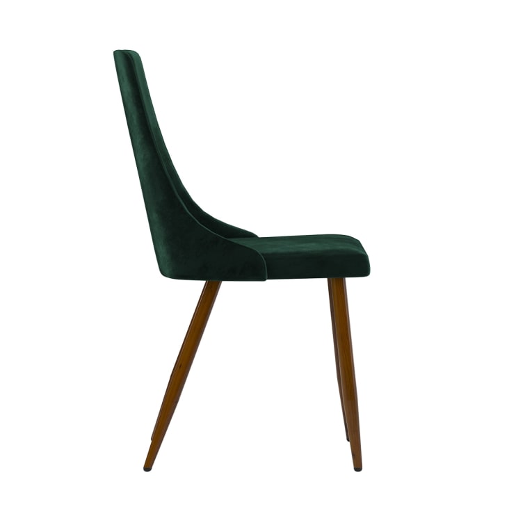 Chaise en velours vert (lot de 2)-Vinni cropped-5