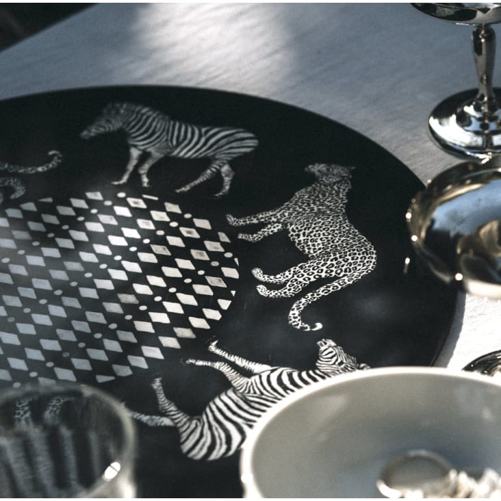 Set de table serengeti noir 36 cm-INDIVIDUELS cropped-2