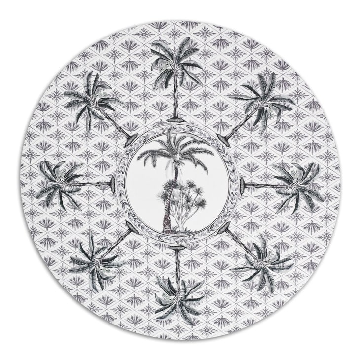 Set de table toile de palmiers 36 cm-INDIVIDUELS