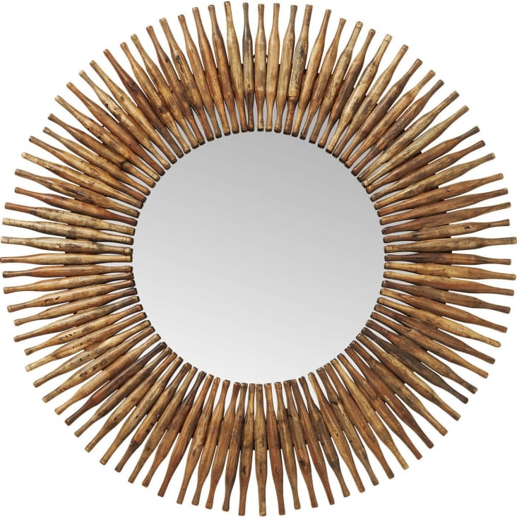 Miroir rond en bois recyclé D120-Sunlight cropped-2