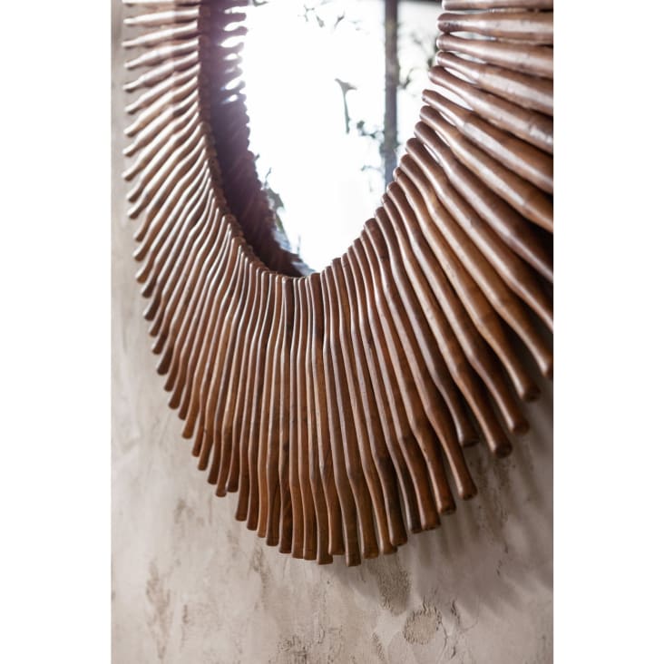 Miroir rond en bois recyclé D120-Sunlight cropped-4