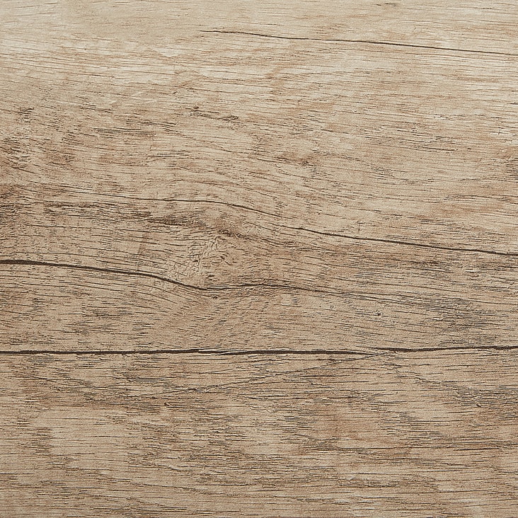 Escritorio madera clara/blanco 140x60 cm HEBER - Conforama