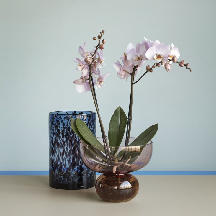 Vase en verre multicolore H20cm-BUBBLE cropped-4