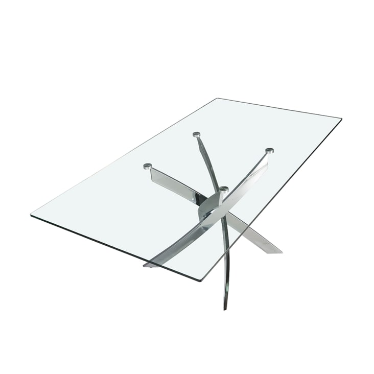 Table à manger courbée en acier et verre cropped-5