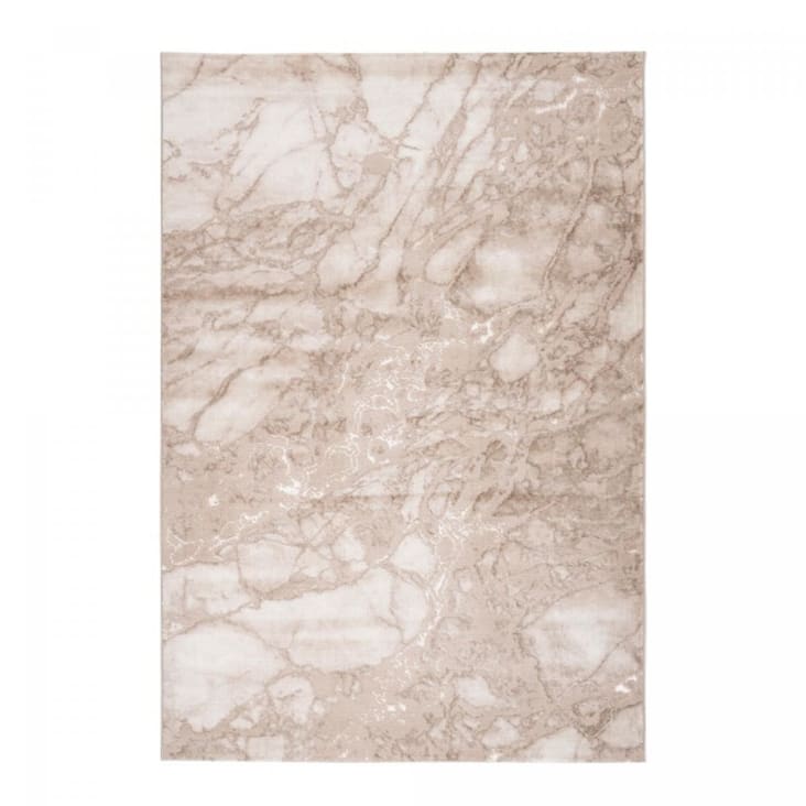 Tapis salon 80x150 cm beige-Marmar