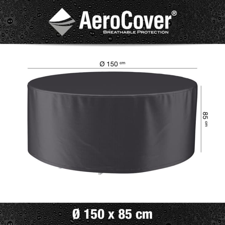 Housse de protection pour table ronde Ø150 cm-AEROCOVER cropped-2