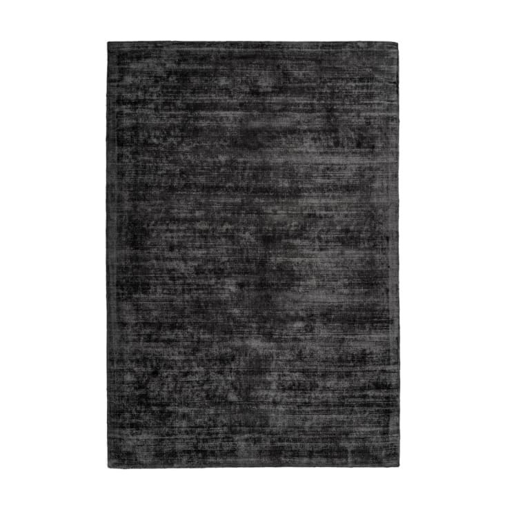 Tapis moderne en soie gris anthracite 200x290 cm-UPTOWN