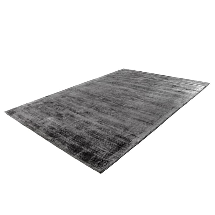 Tapis moderne en soie gris anthracite 200x290 cm-UPTOWN cropped-3