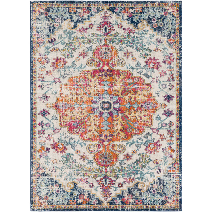 Teppich Vintage Orient Monde 160x220 Mehrfarbig/Orange | LOU du Maisons