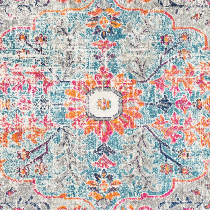 Tapis Vintage Oriental Multicolore/Gris 160x220-Lou cropped-8