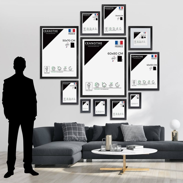 PULSE Of HOME Cadre Photo Aluminium 20 X 30 Cm Doré - Cadre Fin Et Élégant Pour Photos, Affiches Et Art