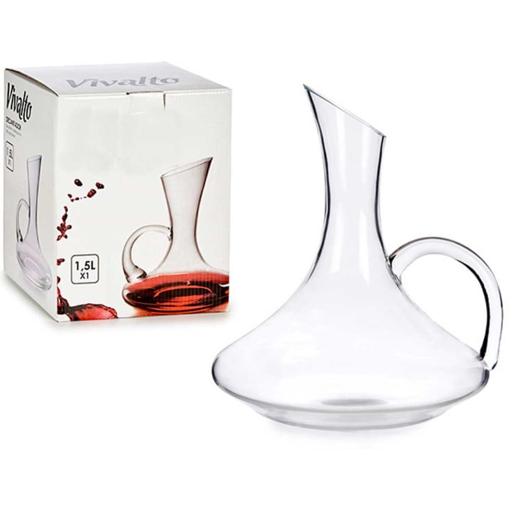 Carafe décanteur vin en verre design Couleur transparent Wadiga