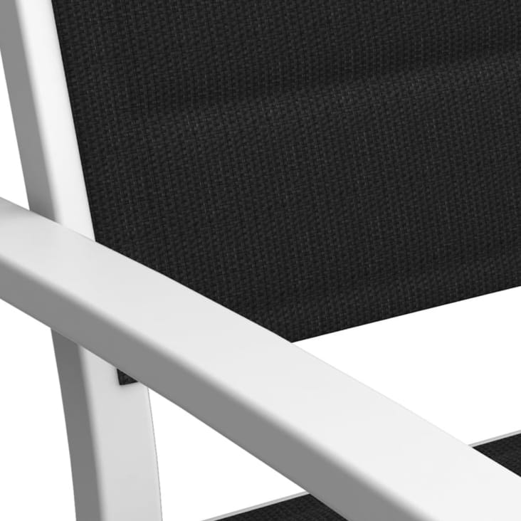 Lot de 6 fauteuils de jardin en aluminium blanc-Tony cropped-4