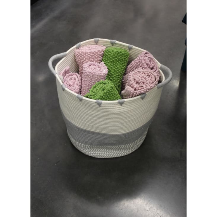 Panier De Rangement Rond En Corde De Coton Tissé Avec Couvercle - 21x17 Cm, Déco Bohème, Pour Clés, Plantes, Bureau