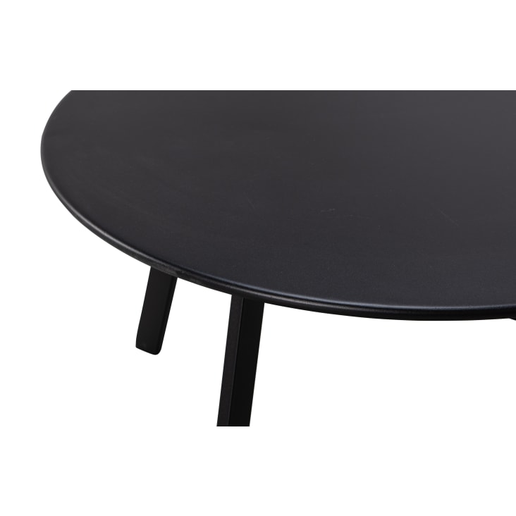 Table basse en métal noir-Fer cropped-5