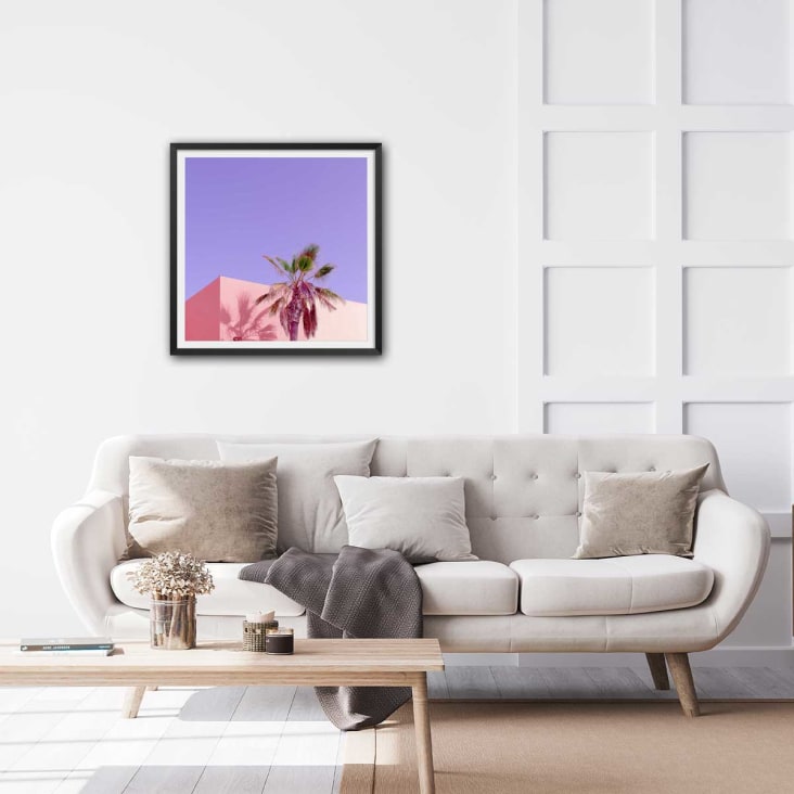 Affiche photo pink palma sans cadre 30x30cm cropped-2