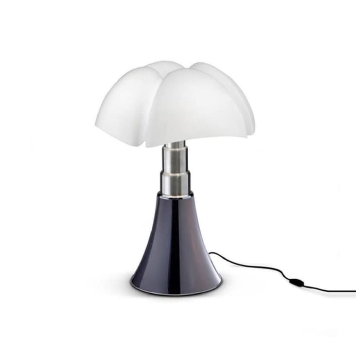 Lampe LED argentée avec variateur H35cm-MINI PIPISTRELLO