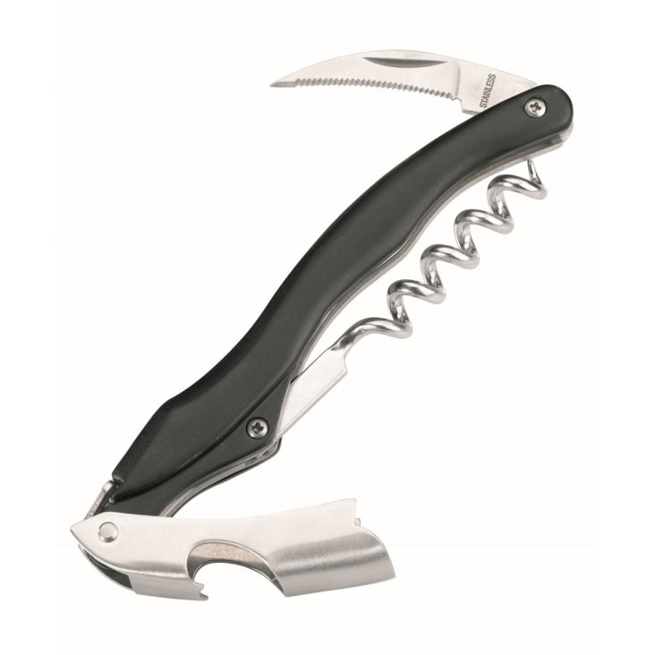 LOOFORE Cavatappi Professionale Apribottiglie, 3-in 1 Cavatappi da Sommelier, Coltello da sommelier, Cavatappi Acciaio Inossidabile con Manico in