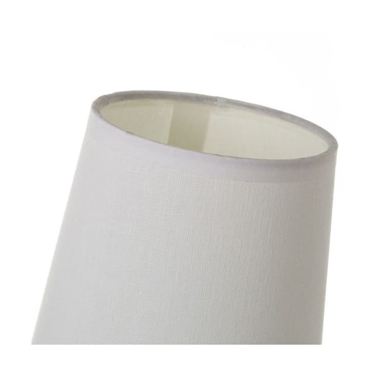 Lampe à poser bois clair métal chromé et abat-jour blanc H34,5cm-LIN cropped-3