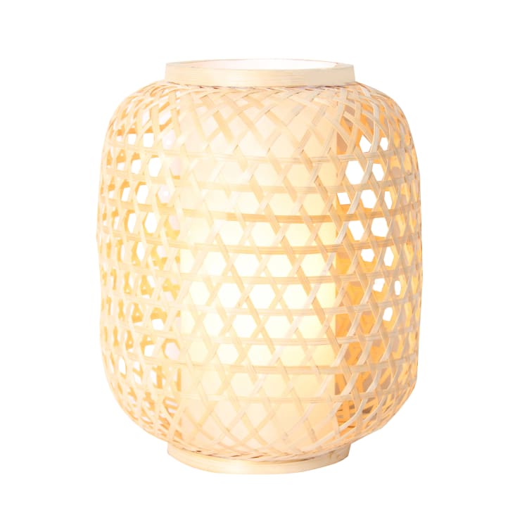 Lampe de table en bamboo naturel-Organic cropped-6