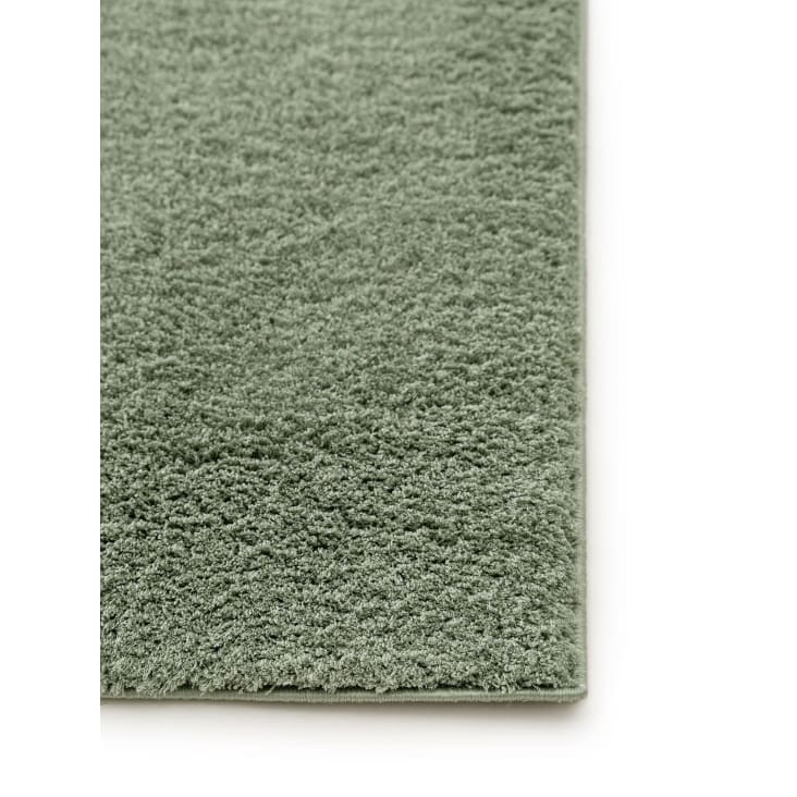 Tappeto a pelo lungo verde chiaro 120x170 SODA