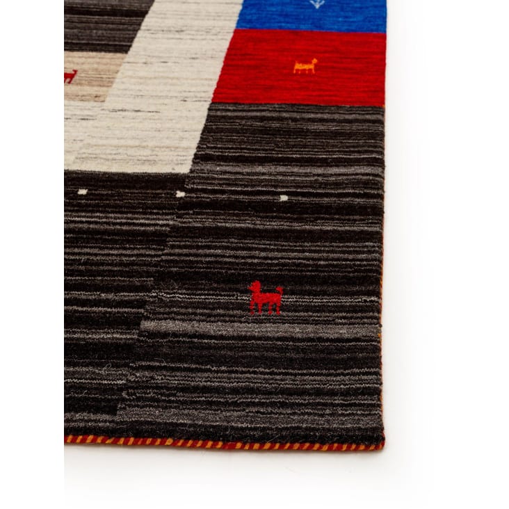 Tappeto di lana multicolor 80x150 JAMAL