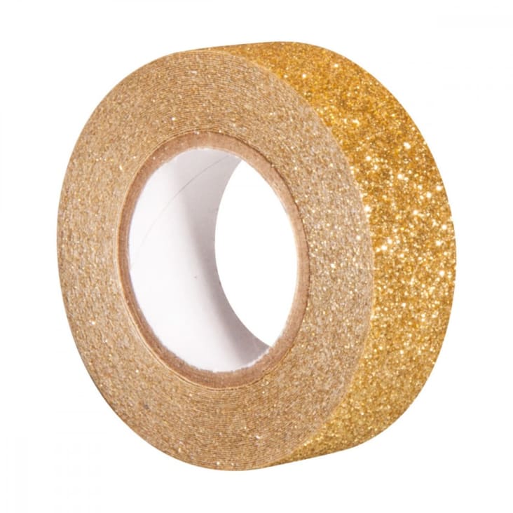 Glitter tape doré 5mx1,5cm-GLITTER