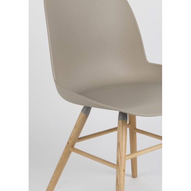 Chaise design en bois taupe-Albert kuip cropped-6