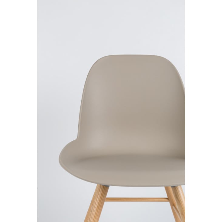 Chaise design en bois taupe-Albert kuip cropped-7