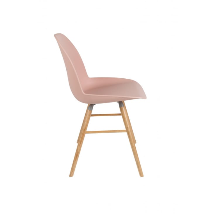 Chaise design en bois rose-Albert kuip cropped-2