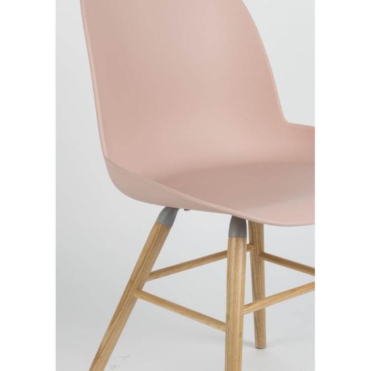 Chaise design en bois rose-Albert kuip cropped-6