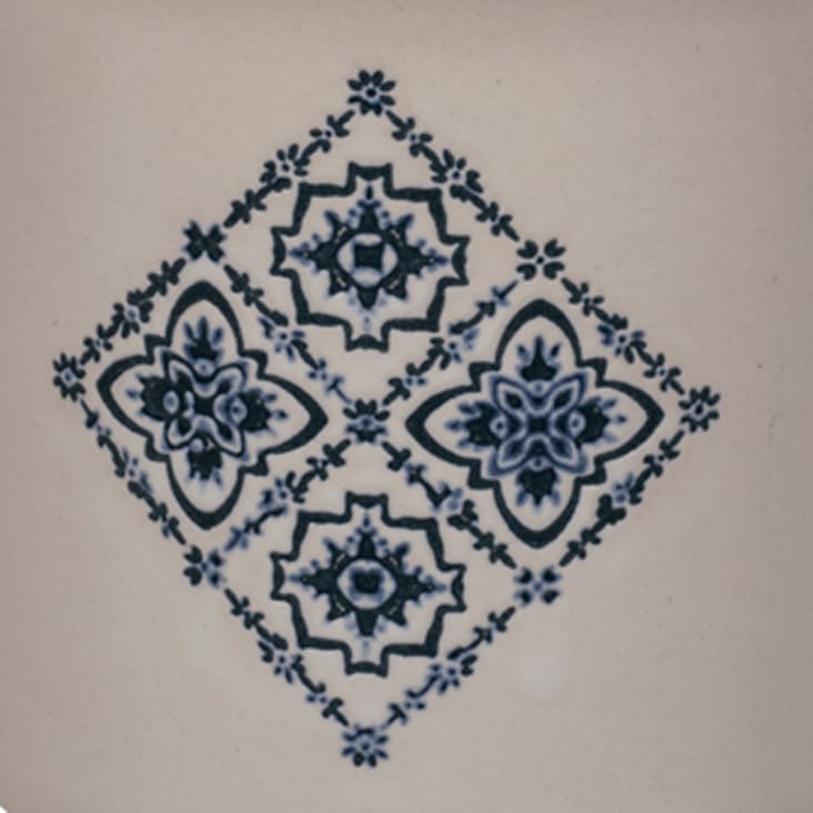 Tasse blanche en céramique motif carreaux-CARREAUX cropped-2