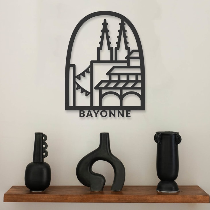 Tableau en bois noir Bayonne  28x37,5cm-BAYONNE cropped-5